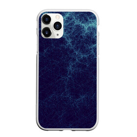 Чехол для iPhone 11 Pro Max матовый с принтом Genom в Рязани, Силикон |  | abstraction | blue | lines | pattern | shapes | абстракция | линии | синий | узор | формы