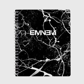 Тетрадь с принтом EMINEM в Рязани, 100% бумага | 48 листов, плотность листов — 60 г/м2, плотность картонной обложки — 250 г/м2. Листы скреплены сбоку удобной пружинной спиралью. Уголки страниц и обложки скругленные. Цвет линий — светло-серый
 | eminem | rap | актёр | американский рэпер | композитор | маршалл | продюсер | рэп | рэпер | эминем