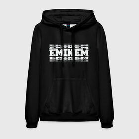 Мужская толстовка 3D с принтом EMINEM в Рязани, 100% полиэстер | двухслойный капюшон со шнурком для регулировки, мягкие манжеты на рукавах и по низу толстовки, спереди карман-кенгуру с мягким внутренним слоем. | eminem | rap | актёр | американский рэпер | композитор | маршалл | продюсер | рэп | рэпер | эминем