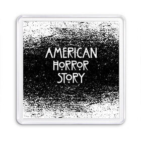 Магнит 55*55 с принтом American Horror Story. в Рязани, Пластик | Размер: 65*65 мм; Размер печати: 55*55 мм | Тематика изображения на принте: american horror story | netflix | американ хоррор стори | американская история ужасов | драма | загадочные события | кино | мини сериал | нетфликс | очень странные дела | сериалы | триллер | ужасы | фантастика