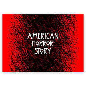 Поздравительная открытка с принтом American Horror Story. в Рязани, 100% бумага | плотность бумаги 280 г/м2, матовая, на обратной стороне линовка и место для марки
 | american horror story | netflix | американ хоррор стори | американская история ужасов | драма | загадочные события | кино | мини сериал | нетфликс | очень странные дела | сериалы | триллер | ужасы | фантастика