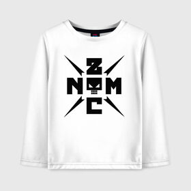 Детский лонгслив хлопок с принтом Noize MC. в Рязани, 100% хлопок | круглый вырез горловины, полуприлегающий силуэт, длина до линии бедер | hip hop | noize mc | rock | актеры | иван алексеев | известные личности | ноиз мс | нойз мс | нойзе мс | певцы | рок | российские музыканты | хип хоп