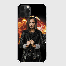 Чехол для iPhone 12 Pro Max с принтом Olga Buzova в Рязани, Силикон |  | celebrity | eyes | face | fire | flame | guitar | hands | lips | rock | skeleton | skull | star | view | взгляд | гитара | глаза | губы | звезда | знаменитость | лицо | огонь | пламя | рок | руки | скелет | череп