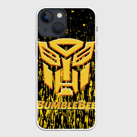 Чехол для iPhone 13 mini с принтом Bumblebee. в Рязани,  |  | автобот разведчик | автоботы | бамблби | боевик | кино | кино трансформеры | персонаж вселенной трансформеров | приключения | трансформеры | фантастика | фильмы