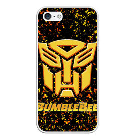 Чехол для iPhone 5/5S матовый с принтом Bumblebee. в Рязани, Силикон | Область печати: задняя сторона чехла, без боковых панелей | автобот разведчик | автоботы | бамблби | боевик | кино | кино трансформеры | персонаж вселенной трансформеров | приключения | трансформеры | фантастика | фильмы