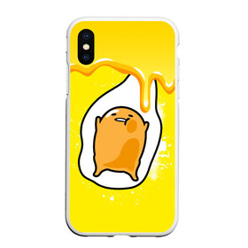 Чехол для iPhone XS Max матовый с принтом Gudetama в Рязани, Силикон | Область печати: задняя сторона чехла, без боковых панелей | gudetama | анимешное яйцо | гудетама | желток | стекающее яйцо | яичница