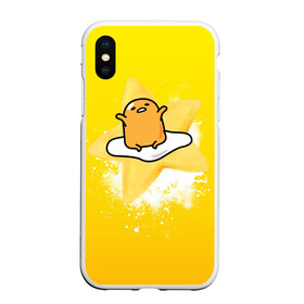 Чехол для iPhone XS Max матовый с принтом Gudetama в Рязани, Силикон | Область печати: задняя сторона чехла, без боковых панелей | Тематика изображения на принте: gudetama | анимешное яйцо | гудетама | желток | стекающее яйцо | яичница