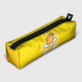 Пенал 3D с принтом Gudetama в Рязани, 100% полиэстер | плотная ткань, застежка на молнии | Тематика изображения на принте: gudetama | анимешное яйцо | гудетама | желток | стекающее яйцо | яичница