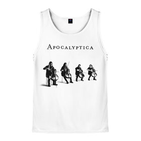 Мужская майка 3D с принтом Apocalyptica в Рязани, 100% полиэстер | круглая горловина, приталенный силуэт, длина до линии бедра. Пройма и горловина окантованы тонкой бейкой | Тематика изображения на принте: apocalyptica | eicca toppinen | finland | heavy | helsenki | metall | metallica | mikko sirn | paavo ltjnen | perttu kivilaakso | rock | апоклиптика | виолончель | рок | симфонический рок | финляндия | эйкка топпинен