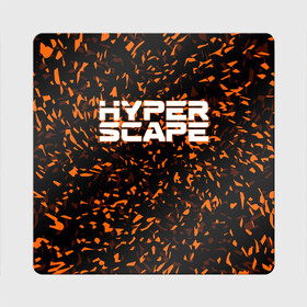 Магнит виниловый Квадрат с принтом Hyper Scape. в Рязани, полимерный материал с магнитным слоем | размер 9*9 см, закругленные углы | esport | games | hyper scape | twitch | игроки | игролюбители | игроманы | игры | киберспорт | королевская битва | корона | твич | хупер скайп | хупер скайпе