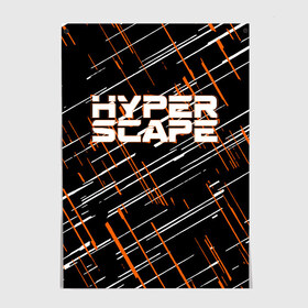 Постер с принтом Hyper Scape. в Рязани, 100% бумага
 | бумага, плотность 150 мг. Матовая, но за счет высокого коэффициента гладкости имеет небольшой блеск и дает на свету блики, но в отличии от глянцевой бумаги не покрыта лаком | esport | games | hyper scape | twitch | игроки | игролюбители | игроманы | игры | киберспорт | королевская битва | корона | твич | хупер скайп | хупер скайпе