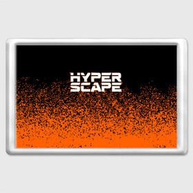 Магнит 45*70 с принтом Hyper Scape. в Рязани, Пластик | Размер: 78*52 мм; Размер печати: 70*45 | esport | games | hyper scape | twitch | игроки | игролюбители | игроманы | игры | киберспорт | королевская битва | корона | твич | хупер скайп | хупер скайпе