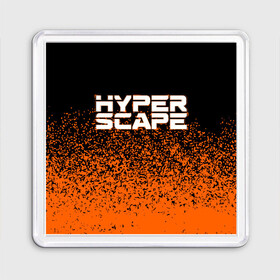 Магнит 55*55 с принтом Hyper Scape. в Рязани, Пластик | Размер: 65*65 мм; Размер печати: 55*55 мм | esport | games | hyper scape | twitch | игроки | игролюбители | игроманы | игры | киберспорт | королевская битва | корона | твич | хупер скайп | хупер скайпе