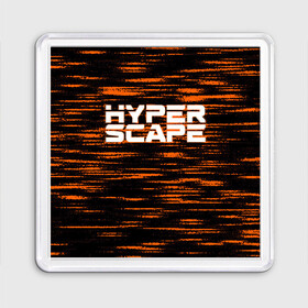 Магнит 55*55 с принтом Hyper Scape. в Рязани, Пластик | Размер: 65*65 мм; Размер печати: 55*55 мм | esport | games | hyper scape | twitch | игроки | игролюбители | игроманы | игры | киберспорт | королевская битва | корона | твич | хупер скайп | хупер скайпе