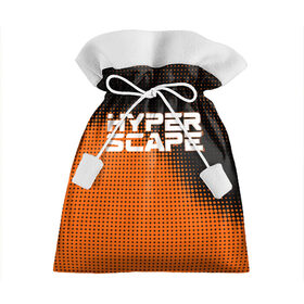 Подарочный 3D мешок с принтом Hyper Scape. в Рязани, 100% полиэстер | Размер: 29*39 см | Тематика изображения на принте: esport | games | hyper scape | twitch | игроки | игролюбители | игроманы | игры | киберспорт | королевская битва | корона | твич | хупер скайп | хупер скайпе