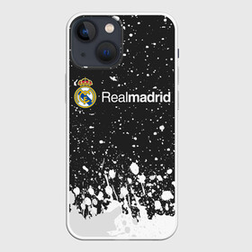 Чехол для iPhone 13 mini с принтом REAL MADRID   РЕАЛ МАДРИД в Рязани,  |  | football | logo | madrid | real | realmadrid | sport | клуб | лого | логотип | логотипы | мадрид | реал | реалмадрид | символ | символы | спорт | форма | футбол | футбольная