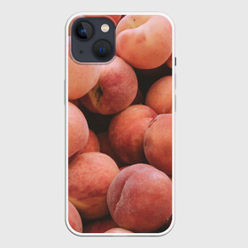 Чехол для iPhone 13 с принтом Персики. в Рязани,  |  | abstract | brand | geometry | sport | texture | абстракция | бренд | геометрия | классика | летние | минимализм | модные | нектарин | персики | популярные иллюстрации | прикольные картинки | спорт | стиль | стильные