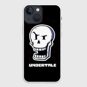 Чехол для iPhone 13 mini с принтом UNDERTALE в Рязани,  |  | sans | undertale | андертале | андертейл | игра | подземная история | подземная сказка | санс | ундертале