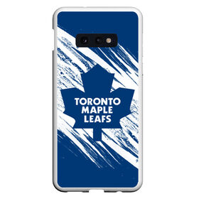Чехол для Samsung S10E с принтом Toronto Maple Leafs, в Рязани, Силикон | Область печати: задняя сторона чехла, без боковых панелей | hockey | maple leafs | nhl | toronto | toronto maple leafs | usa | мейпл лифс | нхл | спорт | сша | торонто | торонто мейпл лифс | хоккей | шайба