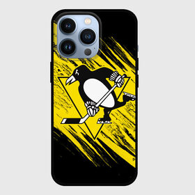 Чехол для iPhone 13 Pro с принтом Pittsburgh Penguins Sport в Рязани,  |  | hockey | nhl | penguins | pittsburg | pittsburgh | pittsburgh penguins | usa | нхл | пингвинз | питтсбург | питтсбург пингвинз | спорт | сша | хоккей | шайба