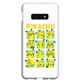 Чехол для Samsung S10E с принтом Pikachu Pika Pika в Рязани, Силикон | Область печати: задняя сторона чехла, без боковых панелей | pika | pikachu | аниме | детская | детям | игры | молния | мышка | мышь | пика | пикачу | покемон | покемоны