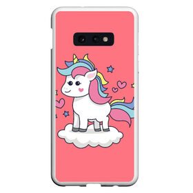 Чехол для Samsung S10E с принтом Unicorn в Рязани, Силикон | Область печати: задняя сторона чехла, без боковых панелей | animal | единорог | животные | звери