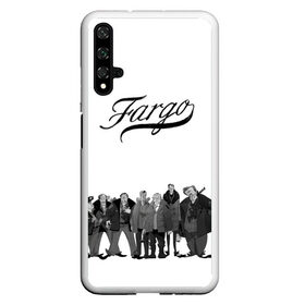 Чехол для Honor 20 с принтом Fargo в Рязани, Силикон | Область печати: задняя сторона чехла, без боковых панелей | fargo | билли боб торнтон | кирстен данст | колин хэнкс | лестер найгаард | лорн малво | мартин фриман | патрик уилсон | сериал | сериалы | фарго