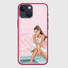 Чехол для iPhone 13 mini с принтом Ariana Grande в Рязани,  |  | ariana grande | grande | music | pink | school | актриса | ариана гранде | грандэ | музыка | певица | розовый | уроки | школа