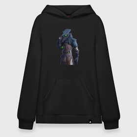 Худи SuperOversize хлопок с принтом The plague doctor в Рязани, 70% хлопок, 30% полиэстер, мягкий начес внутри | карман-кенгуру, эластичная резинка на манжетах и по нижней кромке, двухслойный капюшон
 | 