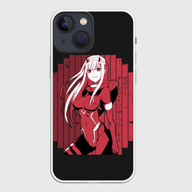 Чехол для iPhone 13 mini с принтом Zero Two в костюме в Рязани,  |  | 002 | ahegao | anime | darling | franx | franxx | girl | girls | in | senpai | the | two | waifu | zero | zerotwo | аниме | ахегао | вайфу | девушка | семпай | сенпай | тян