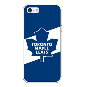 Чехол для iPhone 5/5S матовый с принтом Торонто Мейпл Лифс в Рязани, Силикон | Область печати: задняя сторона чехла, без боковых панелей | hockey | maple leafs | nhl | toronto | toronto maple leafs | usa | мейпл лифс | нхл | спорт | сша | торонто | торонто мейпл лифс | хоккей | шайба