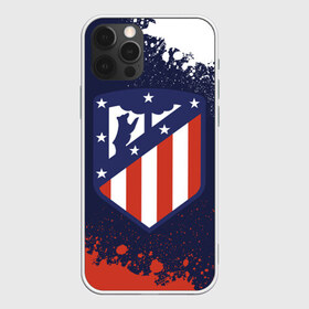 Чехол для iPhone 12 Pro Max с принтом ATLETICO MADRID Атлетико в Рязани, Силикон |  | Тематика изображения на принте: atletico | club | footbal | logo | madrid | атлетико | знак | клуб | логотип | логотипы | мадрид | символ | символы | форма | футбол | футбольная | футбольный