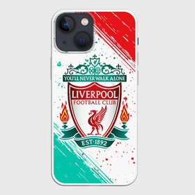 Чехол для iPhone 13 mini с принтом LIVERPOOL   Ливерпуль в Рязани,  |  | club | footbal | liverpool | logo | знак | клуб | ливерпуль | логотип | логотипы | символ | символы | форма | футбол | футбольная | футбольный