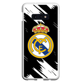 Чехол для Samsung S10E с принтом REAL MADRID. в Рязани, Силикон | Область печати: задняя сторона чехла, без боковых панелей | 