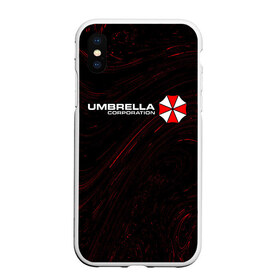 Чехол для iPhone XS Max матовый с принтом UMBRELLA CORP АМБРЕЛЛА в Рязани, Силикон | Область печати: задняя сторона чехла, без боковых панелей | corp | corporation | evil | game | games | logo | resident | umbrella | амбрелла | зла | зонт | зонтик | игра | игры | корп | корпорация | лого | логотип | обитель | резидент | символ | эвил