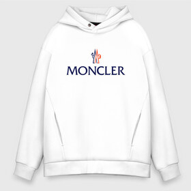 Мужское худи Oversize хлопок с принтом MONCLER в Рязани, френч-терри — 70% хлопок, 30% полиэстер. Мягкий теплый начес внутри —100% хлопок | боковые карманы, эластичные манжеты и нижняя кромка, капюшон на магнитной кнопке | mancler | mankler | moncler | monkler | манклер | мода | монклер | тренд | хайповый | шмот