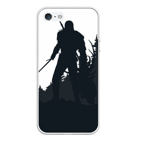 Чехол для iPhone 5/5S матовый с принтом The Witcher, Wild Hunt, Геральд, Ведьмак. в Рязани, Силикон | Область печати: задняя сторона чехла, без боковых панелей | the witcher | wild hunt | ведьмак. | геральд