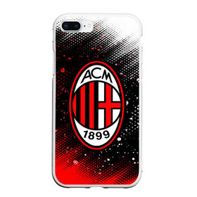 Чехол для iPhone 7Plus/8 Plus матовый с принтом AC MILAN / МИЛАН в Рязани, Силикон | Область печати: задняя сторона чехла, без боковых панелей | ac | ac milan | acm | football | logo | milan | sport | клуб | лого | логотип | логотипы | милан | символ | символы | спорт | форма | футбол | футбольная | футбольный