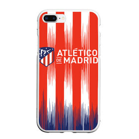 Чехол для iPhone 7Plus/8 Plus матовый с принтом ATLETICO MADRID. в Рязани, Силикон | Область печати: задняя сторона чехла, без боковых панелей | atletico madrid | fc | football | football club | sport | атлетико мадрид | испанский футбольный клуб | мадрид | спорт | уефа | униформа | фирменные цвета | фк | футбол | футбольный клуб