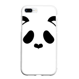 Чехол для iPhone 7Plus/8 Plus матовый с принтом Panda в Рязани, Силикон | Область печати: задняя сторона чехла, без боковых панелей | Тематика изображения на принте: panda | животные | медведь | мишка | панда