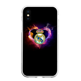 Чехол для iPhone XS Max матовый с принтом Real Madrid в Рязани, Силикон | Область печати: задняя сторона чехла, без боковых панелей | Тематика изображения на принте: football club | futbol club | real | real madrid | real madrid club | люблю футбол | реал | реал мадрид | сантьяго бернабеу | сливочные | фанат | фк реал мадрид | форма | форма игроков | футбол | футбольный клуб