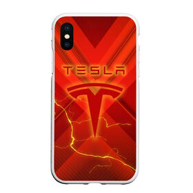 Чехол для iPhone XS Max матовый с принтом TESLA в Рязани, Силикон | Область печати: задняя сторона чехла, без боковых панелей | elon | ilon | motors | musk | tesla | илон | маск | машина | моторс | тачка | тесла | электрокар