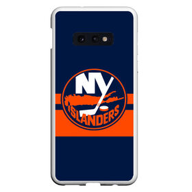 Чехол для Samsung S10E с принтом NY ISLANDERS NHL в Рязани, Силикон | Область печати: задняя сторона чехла, без боковых панелей | Тематика изображения на принте: hockey | islanders | logo | new york | ny | sport | usa | исландерс | логотип | нхл | нью йорк | спорт | хоккей