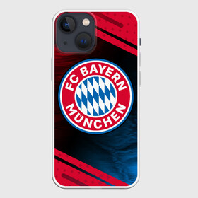 Чехол для iPhone 13 mini с принтом FC BAYERN   БАВАРИЯ в Рязани,  |  | bayern | club | fc | footbal | logo | бавария | знак | клуб | лого | логотип | логотипы | символ | символы | форма | футбол | футбольная | футбольный