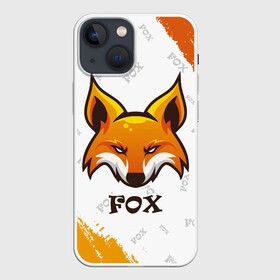 Чехол для iPhone 13 mini с принтом FOX в Рязани,  |  | animals | fox | foxes | foxy | ginger | животные | лис | лиса | лисенок | лисий | лисица | лисицы | лисичка | лисички | лисы | лисята | оранжевый