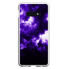 Чехол для Samsung S10E с принтом Purple Clouds в Рязани, Силикон | Область печати: задняя сторона чехла, без боковых панелей | abstraction | clouds | glow | light | purple | purple clouds | texture | абстракция | облака | свет | свечение | текстура | фиолетовые тучи | фиолетовый