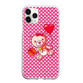 Чехол для iPhone 11 Pro Max матовый с принтом Медвежонок сюрприз в Рязани, Силикон |  | baby | bear | love is | teddy | valentines | бабочка | бантик | валентина | влюбленный | воздушный шарик | девочка | игрушка | лучшая мама | любимая жена | люблю | любовь | малыш | марта | медведь | медвежата | милый