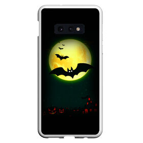 Чехол для Samsung S10E с принтом Halloween в Рязани, Силикон | Область печати: задняя сторона чехла, без боковых панелей | Тематика изображения на принте: halloween | jack | lantern | pumpkin | светильник джека | хэллоуин