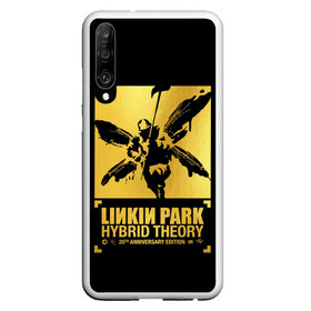 Чехол для Honor P30 с принтом Hybrid Theory 20th Anniversary в Рязани, Силикон | Область печати: задняя сторона чехла, без боковых панелей | chester bennington | hybrid theory | linkin park | rock | беннингтон | линкин парк | рок | честер