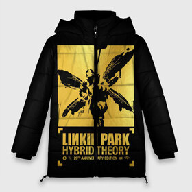 Женская зимняя куртка 3D с принтом Hybrid Theory 20th Anniversary в Рязани, верх — 100% полиэстер; подкладка — 100% полиэстер; утеплитель — 100% полиэстер | длина ниже бедра, силуэт Оверсайз. Есть воротник-стойка, отстегивающийся капюшон и ветрозащитная планка. 

Боковые карманы с листочкой на кнопках и внутренний карман на молнии | chester bennington | hybrid theory | linkin park | rock | беннингтон | линкин парк | рок | честер